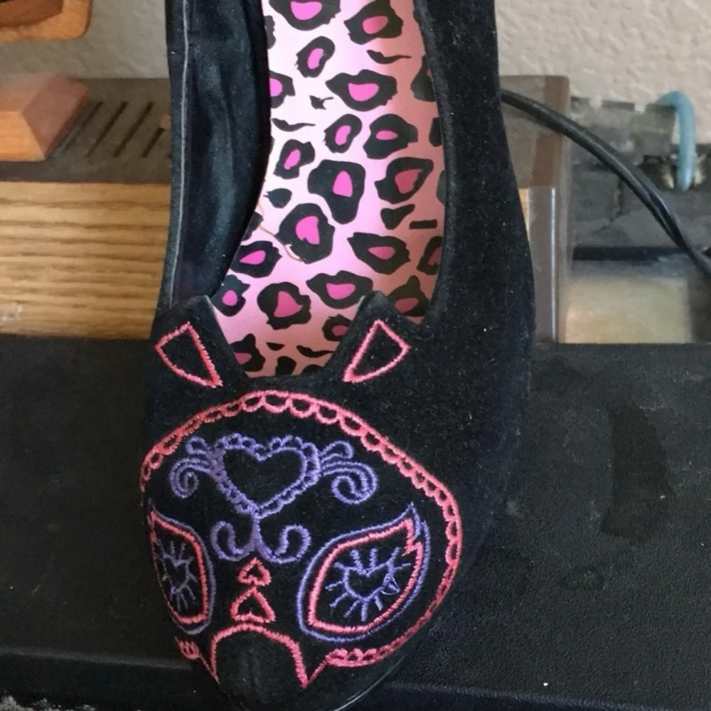 * Copy * Too Fast Leopard Kitty Heel size 8 - Picture 4 of 9